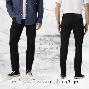 Levi's Men's 502 Taper Stretch 38x30
